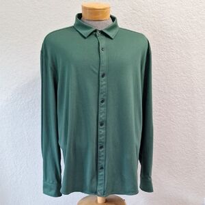 Untuckit Dark Green Huber Shirt